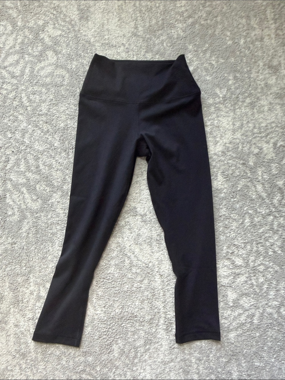 90 degree black crop leggings- size small